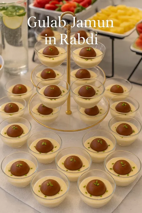 Gulab Jamun in Rabdi